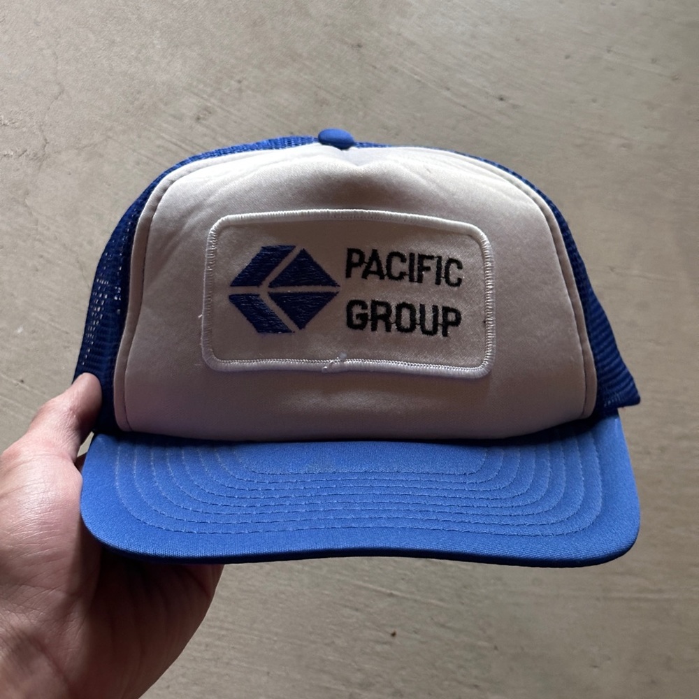 vintage pacific group trucker hat